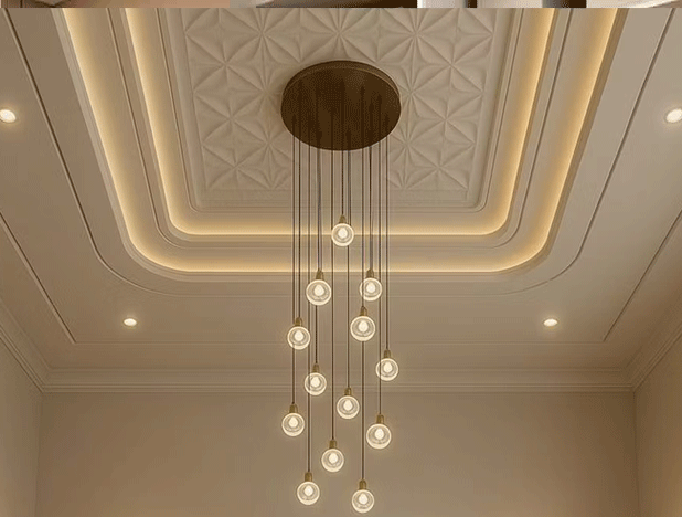 Woods And Textures - False Ceiling